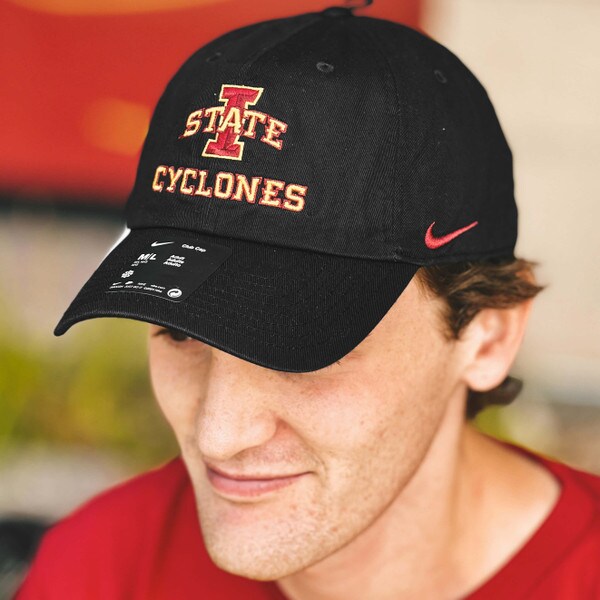 Nike I-State Cyclones Fanwear 25 Black Club Cap